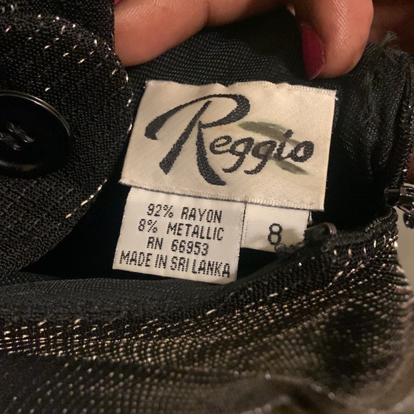 Prom dress black and gold trim - Picture 7 of 7